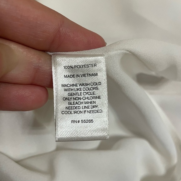 Express white blouse with black multi- strap size M - Picture 9 of 9